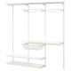 BOAXEL Wardrobe combination, white, 71 3/4x15 3/4x79 "