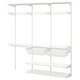 BOAXEL Wardrobe combination, white, 71 3/4x15 3/4x79 "