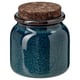 A BRUGDHAJ jar, a rustic blue-green stoneware container with a cork lid, ideal for storing food or serving on the table.