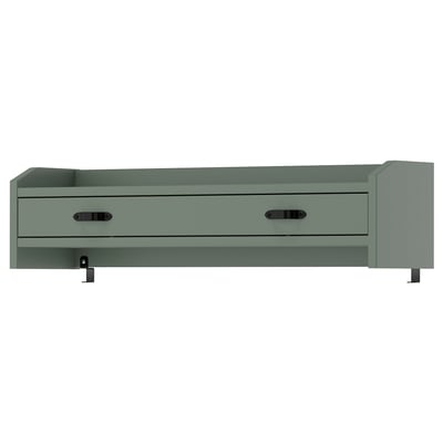 BRYTNING Add-on unit, green, 28 3/4x7 1/2x7 1/8 "