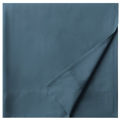 DVALA blue square fabric with stitch details.