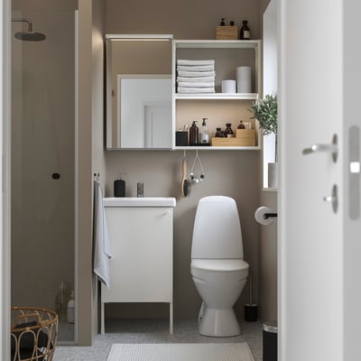 ENHET Bathroom, white, 18 "