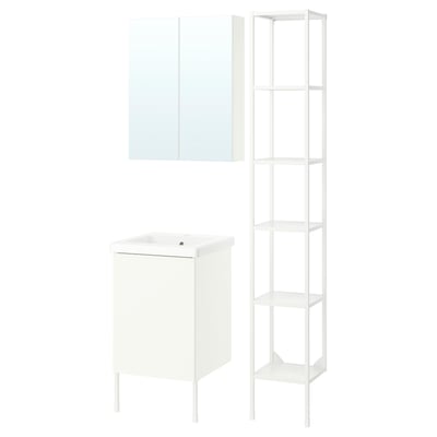 ENHET Bathroom, white, 18 "