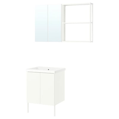 ENHET Bathroom, white, 24 "