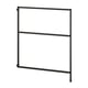 Black ENHET frame: minimalist, rectangular, sturdy.
