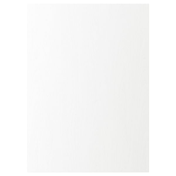 ENKÖPING - white cabinet front with wooden texture, 25-year warranty, foil-covered particleboard.