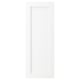 ENKÖPING: white, square door with wood-like texture, fiberboard frame, 25-year guarantee.