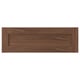 Brown walnut ENKÖPING drawer front, wood grain look, flat, rectangular.