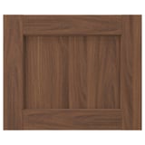 A brown ENKÖPING cabinet door with a classic design, featuring a square shape and a wood-like finish.