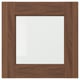 ENKÖPING brown walnut square photo frame with wooden texture.