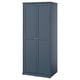 FÅGELFJÄLLET Wardrobe with 2 doors, dark gray-blue, 32 1/4x23 5/8x76 3/8 "