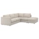 FINNALA sectional sofa, beige. Modern design with clean lines. Comfortable, versatile, and modular seating.