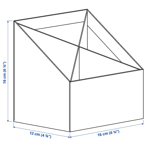 Illustration with measurements for the product: FJÄDERHARV.