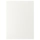 A FÖRBÄTTRA item in white. Its made of fibreboard, acrylic, and polyester paint. The shape is rectangular, with a smooth, flat design.