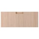 Depicts a light-colored wooden drawer front with a handle. It is made of bamboo, featuring a clean, modern design.