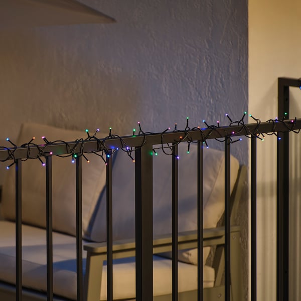GETKÅL LED lighting chain, adjustable color outdoor, 574 3/4 "