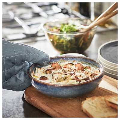 GLADELIG Baking dish, blue, 8 "