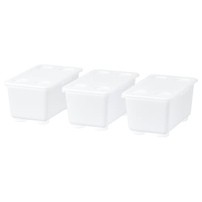GLIS Box with lid, clear, 6 ¾x4 "