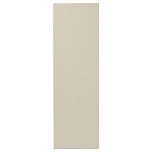 A beige HAVSTORP panel, rectangular, smooth with clean lines, made from acrylic paint and fiberboard, ideal for modern kitchen design.