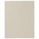 HAVSTORP beige cabinet door, smooth and modern, square shape, easy-to-clean acrylic design.