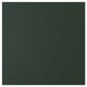 A HAVSTORP cabinet in deep green, square-shaped, and smooth-surfaced.