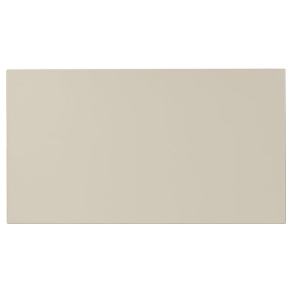 Rectangular beige kitchen cabinet panel, smooth & seamless.
