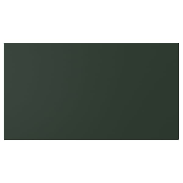 HAVSTORP door in deep green with smooth finish.