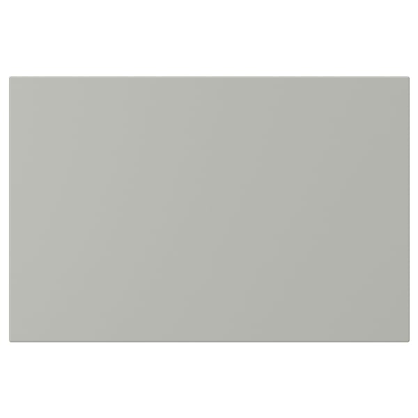 Light grey HAVSTORP kitchen cabinet front, rectangular with smooth surface.