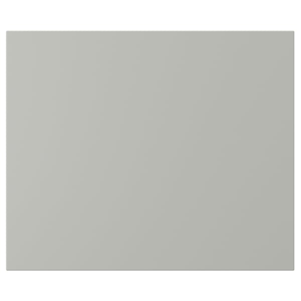 HAVSTORP light grey smooth kitchen cabinet, rectangular.