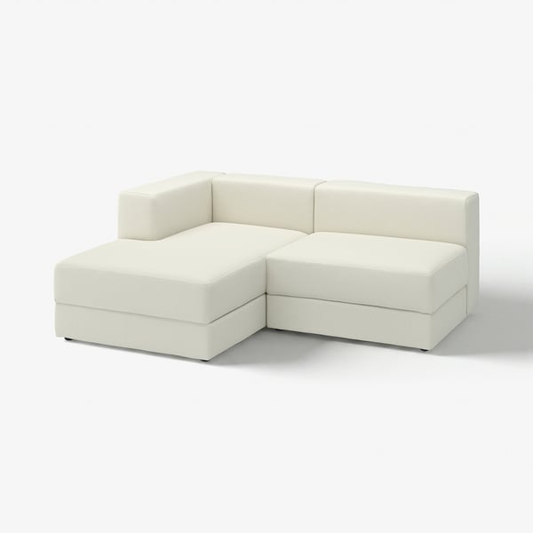 JÄTTEBO modular sofa, cream. Clean, modern design with storage, plush upholstery.
