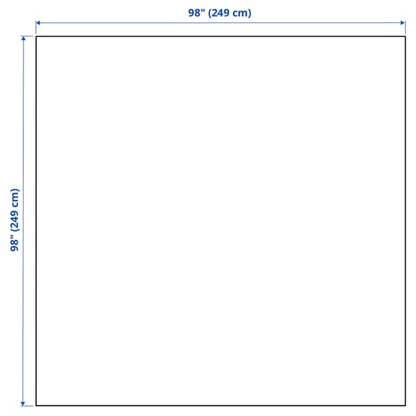 Illustration with measurements for the product: JAKOBSLILJA.