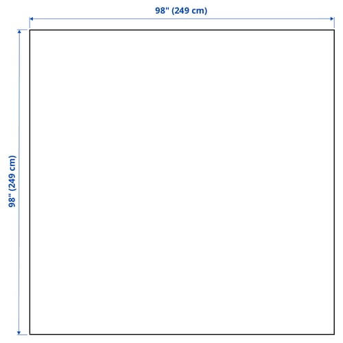 Illustration with measurements for the product: JAKOBSLILJA.