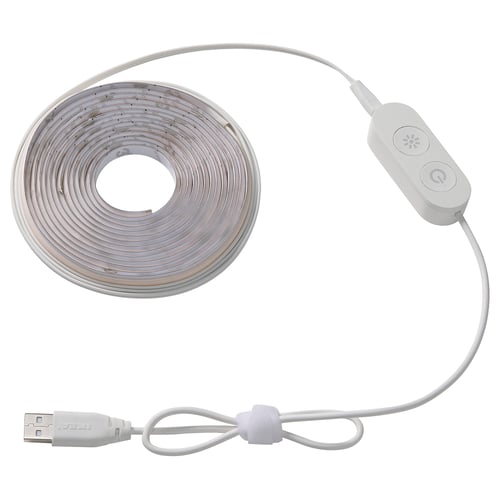 KABBLEKA usb led white lights - flexible, dimmable