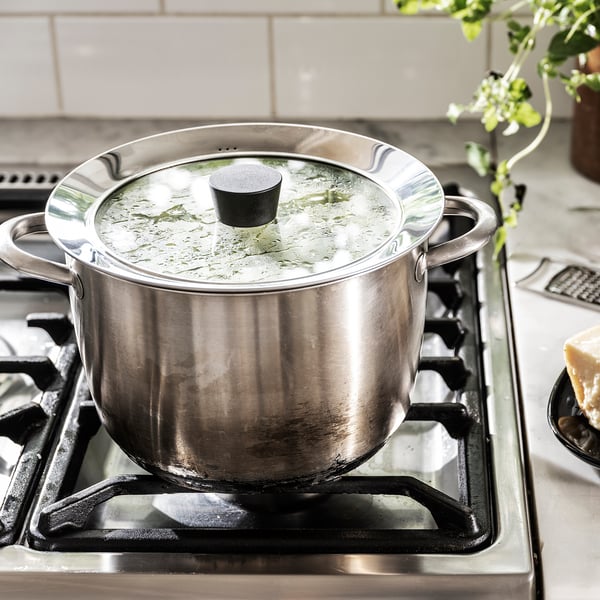 Soup cooking on stove
