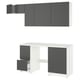 KNOXHULT Kitchen, dark gray, 93x24x88 "