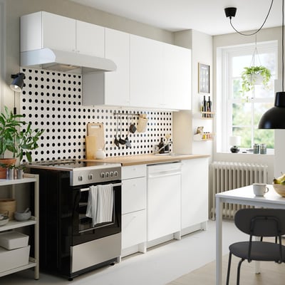 KNOXHULT Kitchen, white, 93x24x88 "