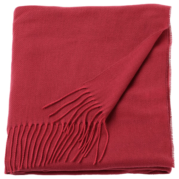 KONVALJBUSKE Throw, red, 51x67 "