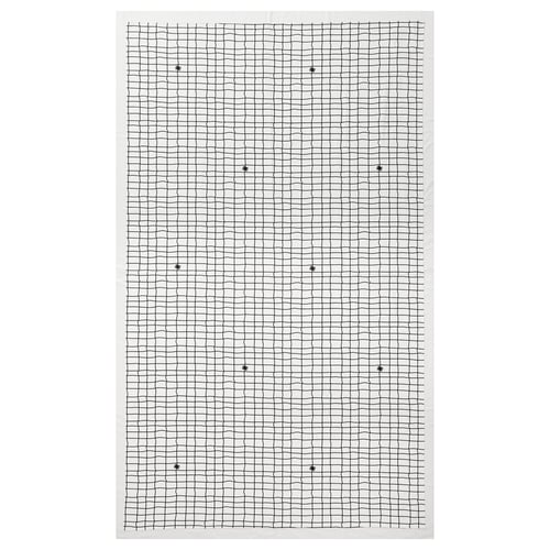 Tablecloth KUSTFYR, spider web design, white, cotton, rectangular.
