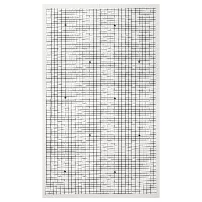 Tablecloth KUSTFYR, spider web design, white, cotton, rectangular.