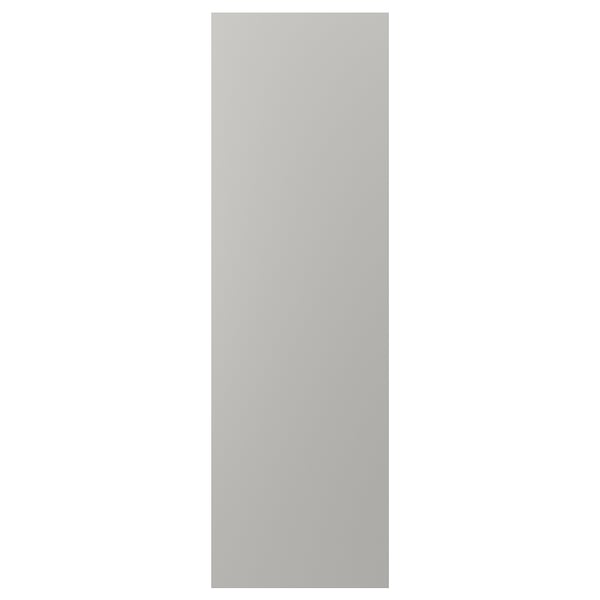 LERHYTTAN light grey kitchen door, classic style with bevelled edges.