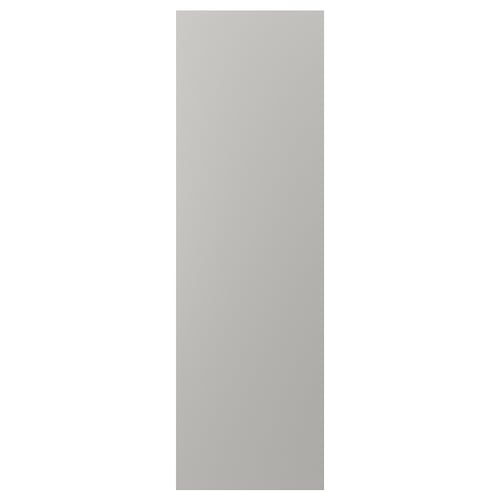 LERHYTTAN light grey kitchen door, classic style with bevelled edges.