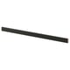 Black wooden plinth with bevelled edges, part of the LERHYTTAN kitchen collection.