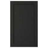 LERHYTTAN kitchen cabinet door in dark wood with traditional design.