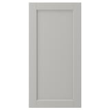 LERHYTTAN grey kitchen door with bevelled wood frame and veneer panel, classic design.