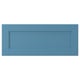 LERHYTTAN drawer front, blue, traditional design. Solid birch frame, bevelled edges, veneer panel, cosy rustic style.