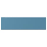 LERHYTTAN drawer front in blue, solid birch, rectangular, rustic style.