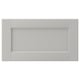 LERHYTTAN light grey traditional kitchen cabinet with solid wood frame and bevelled edges.
