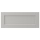 LERHYTTAN drawer front, light grey, solid wood frame, bevelled edges, classic design.