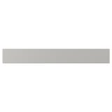 LERHYTTAN kitchen front, light grey, solid wood, rectangular, bevelled edges.