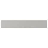 LERHYTTAN light grey kitchen cabinet, solid wood with bevelled edges.